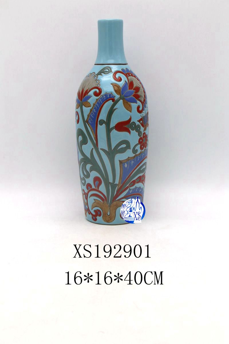 民族风图案花瓶