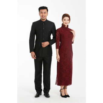 红都中山装和旗袍